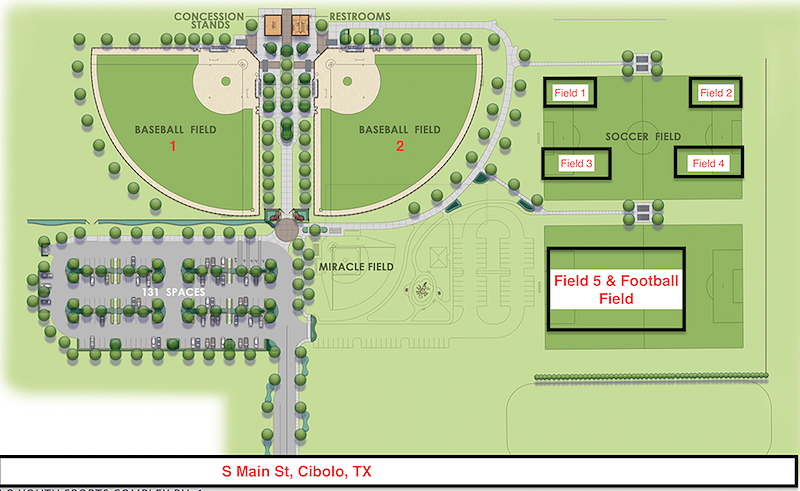 Sport Site Maps YMCA of Greater - Site%20Map %20Cibolo%20Sports%20Complex