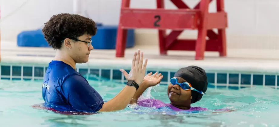 Swim Lesson at Potranco