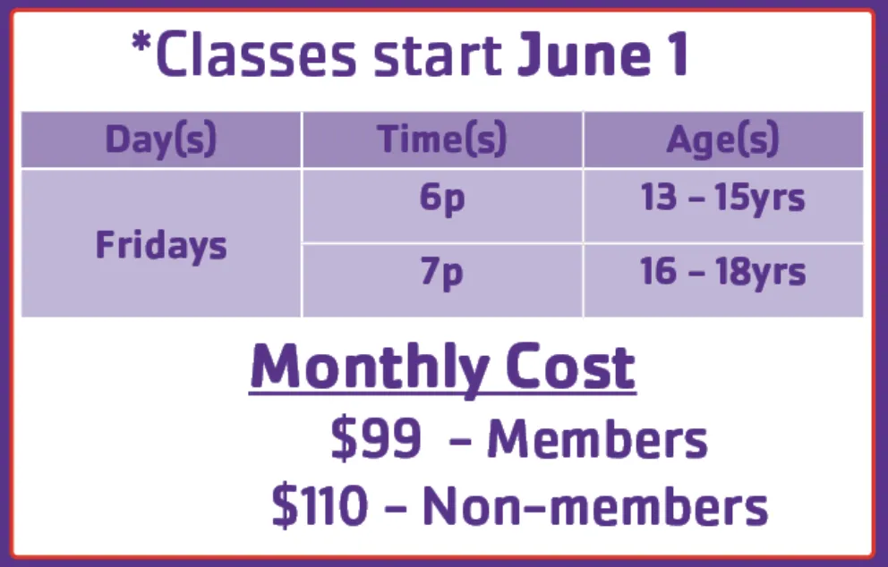 Boxing Fees: $99-Members, $110-Non-members