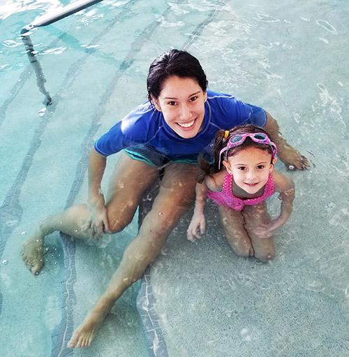 Swim lessons at the Y!