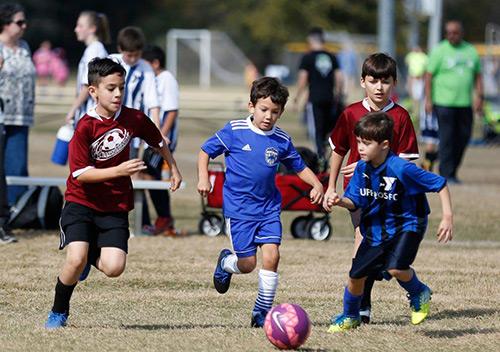 Soccer at the YMCA at O.P. Schnabel Park