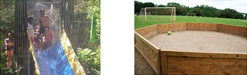 Slide & Sports Court
